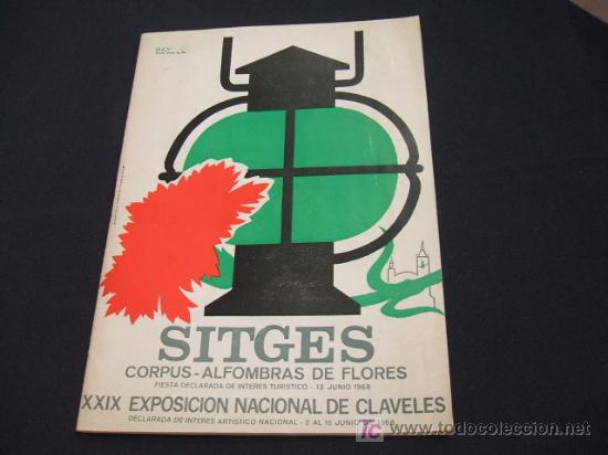 Sammelleidenschaft Papier: SITGES - CORPUS-ALFOMBRAS DE FLORES - XXIX EXPOSICION NACIONAL DE CLAVELES -