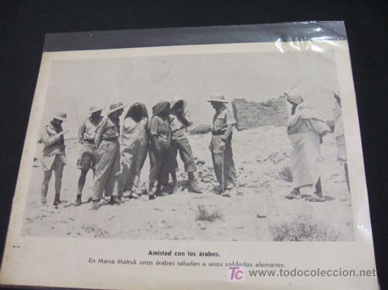 Coleccionismo: AMISTAD CON LOS ARABES - EN MARSA MATRUK UNOS ARABES SALUDAN A UNOS SOLDADOS ALEMANES -