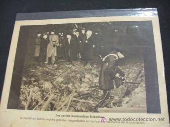 Sammelleidenschaft Papier: LOS SOVIETS BOMBARDEAN ESTOCOLMO -