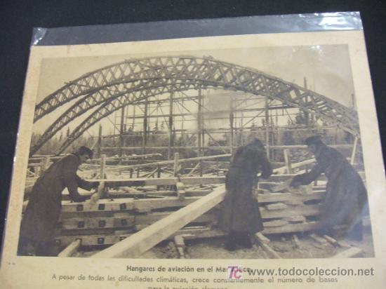 Sammelleidenschaft Papier: HANGARES DE AVACION EN EL MAR ARTICO -