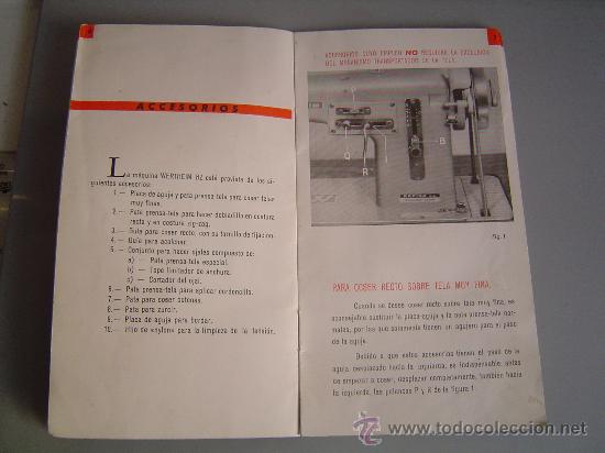 Manual De Instrucciones Maquina De Coser Wertheim Modelo