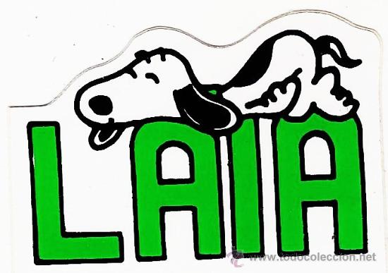 Coleccionismo: adhesivo / pegatina - snoopy.- laia - de gran impacto en los a&ntilde;os ochenta - nombre