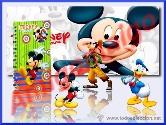 Coleccionismo: MICKEY MOUSE AND FRIENDS - BLOC LIBRETA - 9.5 x 17.5 CM APROX