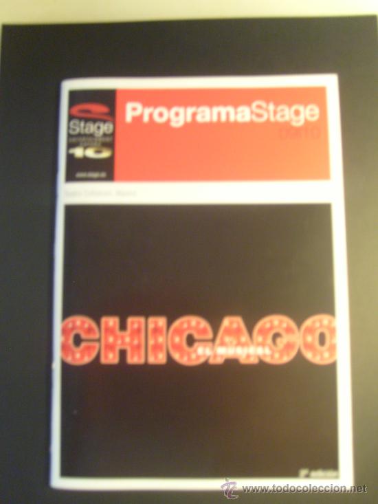 Coleccionismo: programa teatro chicago