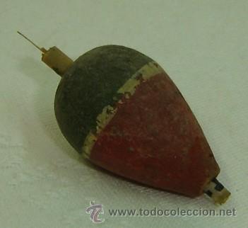 Collezionismo: PEQUE&Ntilde;A BOYA ANTIGUA DE PESCA medidas 4,5 * 2,5 cms.