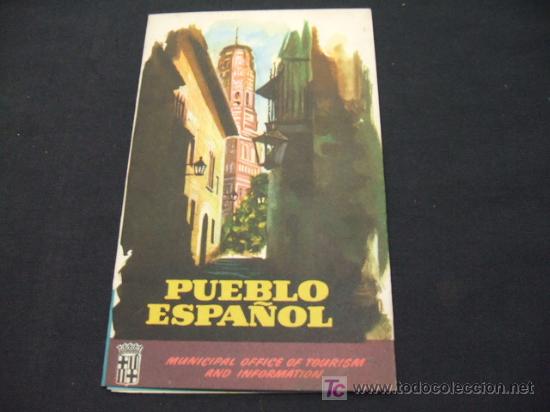 Sammelleidenschaft Papier: AYUNTAMIENTO DE BARCELONA - GUIA PUEBLO ESPA&Ntilde;OL - (EN INGLES)
