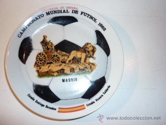 Coleccionismo: PLATO DE RECUERDO DEL MUNDIAL DE ESPA&Ntilde;A 1982 CER&Aacute;MICA