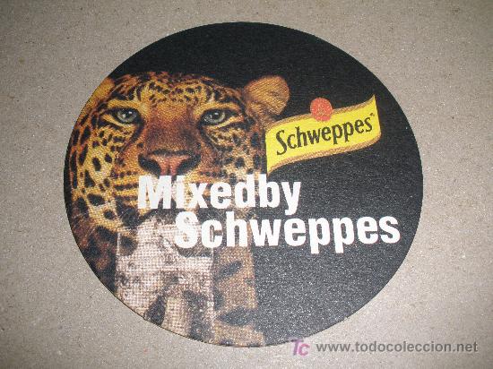 Coleccionismo: posavasos - schweppes - Foto 1