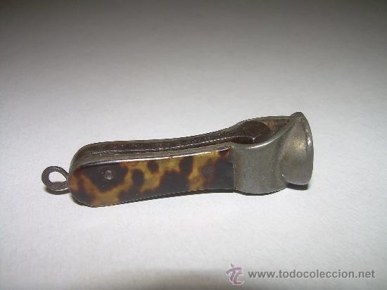 Coleccionismo: ANTIGUO CORTA PUROS. - Foto 5