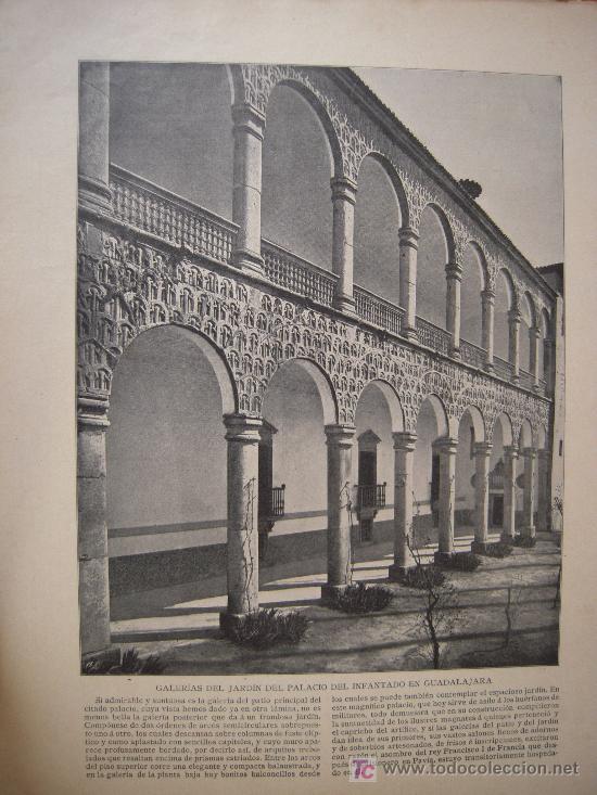 Coleccionismo: * GUADALAJARA * Palacio del Infantado - * MALLORCA * Iglesia de Montesi&oacute;n (reverso) - 189?