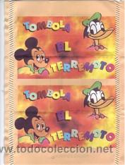 Coleccionismo: CE 10 (1) Mickey Mouse Walt Disney sobre de feria. Rare spanish Disney tombola envelope.