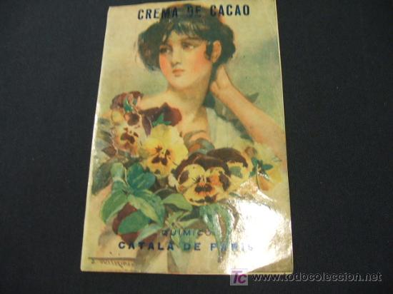 Colecionismo: CREMA DE CACAO - QUIMICO - CATALA DE PARIS -