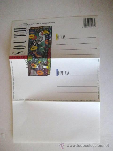 Coleccionismo: AEROGRAMA SOBRE SIN SELLO. A&Ntilde;OS 90. SUDAFRICA. ENVIO GRATIS&iexcl;&iexcl;&iexcl;