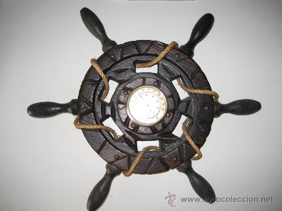 Coleccionismo: TIM&Oacute;N DECORATIVO CON TERM&Oacute;METRO - Foto 1
