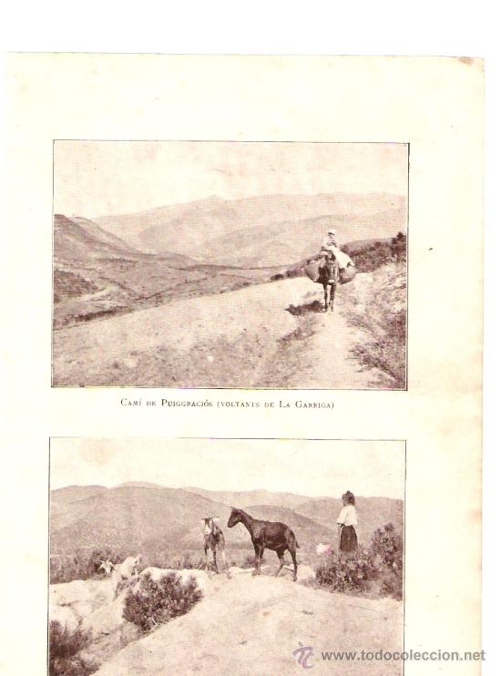Coleccionismo: HOJA REVISTA.A&Ntilde;O 1902.LA GARRIGA.GRANOLLERS.CAMI DE PUIGGRACIOS.PUIG GRACI&Oacute;S.FOTOGRAFIA M.FONT.