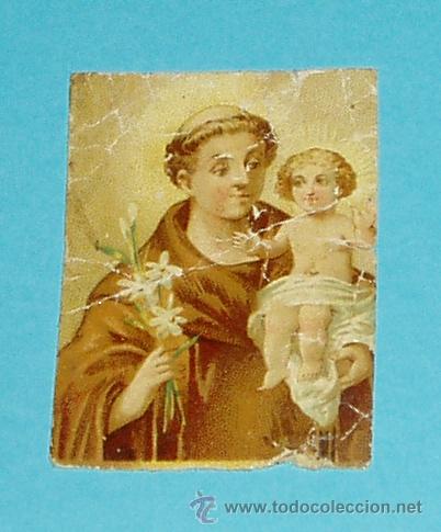 Coleccionismo: ESTAMPA SAN ANTONIO DE PADUA