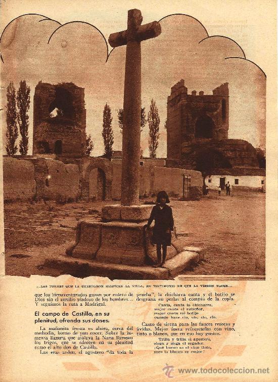 Coleccionismo: * MADRIGAL DE LAS ALTAS TORRES , &Aacute;vila * En la cuna de la Gran Reina - 1933