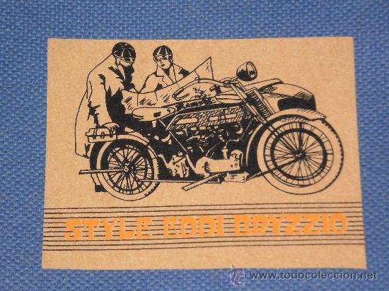 Coleccionismo: POSAVASOS CUADRADO EN FIELTRO MARR&Oacute;N MUY BONITO Y RARO ( STYLE EDDI BRYZZIO ) A&Ntilde;OS 80 .