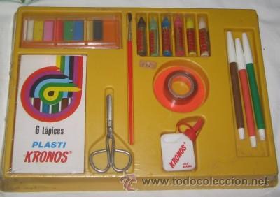Coleccionismo: ESTUCHE ESCOLAR KRONOS - Foto 1