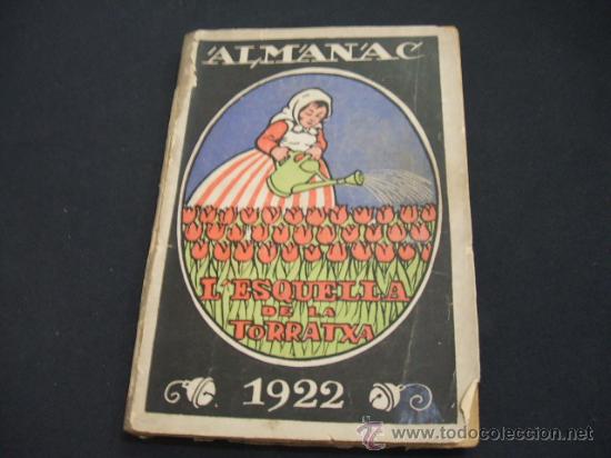 Collecting paper: ALMANAC - L'ESQUELLA DE LA TORRATXA - ANY 1922 -