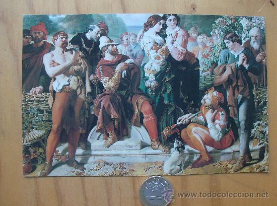 Coleccionismo: MINI LAMINA DE 17 X 11 CENTIMETROS  PERSONAJES QUE CAMBIARON EL MUNDO,  SHAKESPEARE