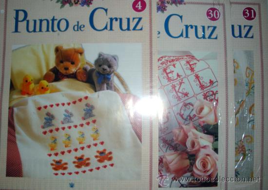 Coleccionismo: Punto cruz fasc&iacute;culos colecci&oacute;n RBA 2007 n&ordm; 4, 30 y 31