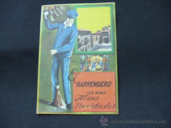 Collectionnisme: FELICITACION NAVIDAD - EL BARRENDERO LES DESEA FELICES NAVIDADES