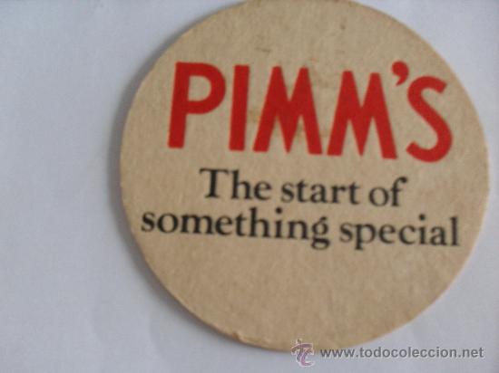 Coleccionismo: posavasos licor ingles Pimms - Foto 1