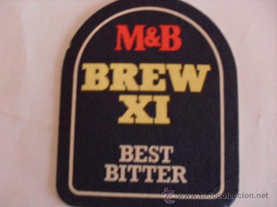 Coleccionismo: Posavasos cerveza M&B Brew XI