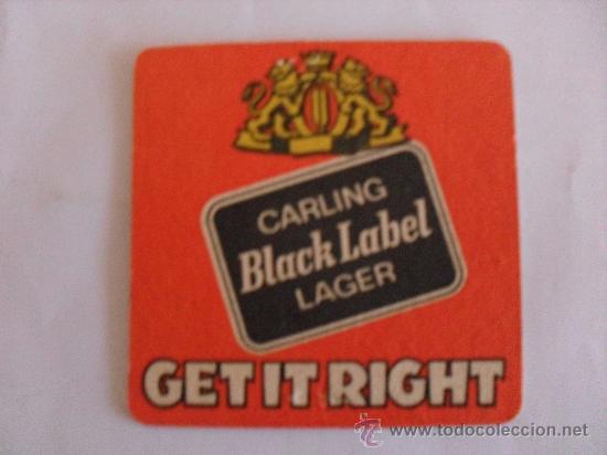 Coleccionismo: Posavasos Black Label - Foto 1