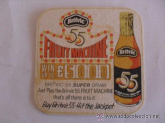 Coleccionismo: Posavasos Britvic Fruit Machine