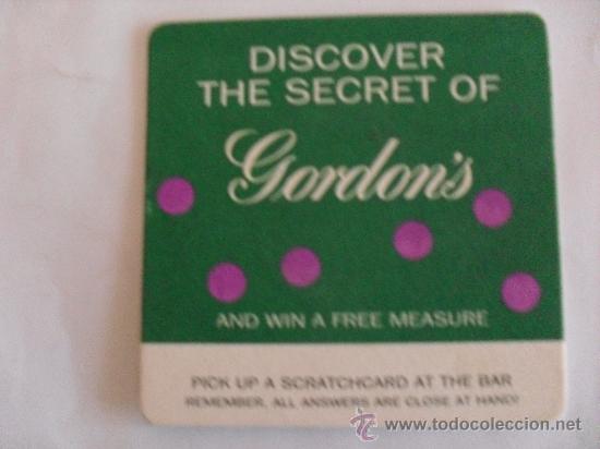 Coleccionismo: Posavasos Gordons discover - Foto 1
