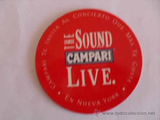 Coleccionismo: Posavasos Campari rojo