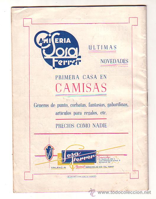 Coleccionismo: LLIBRET FALLERO DE LA FALLA DE LA PLAZA COLLADO  - A&Ntilde;O 1949 - Foto 2