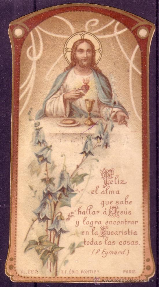 Collecting paper: ESTAMPA DE PRIMERA COMUNION DEL A&Ntilde;O 1914