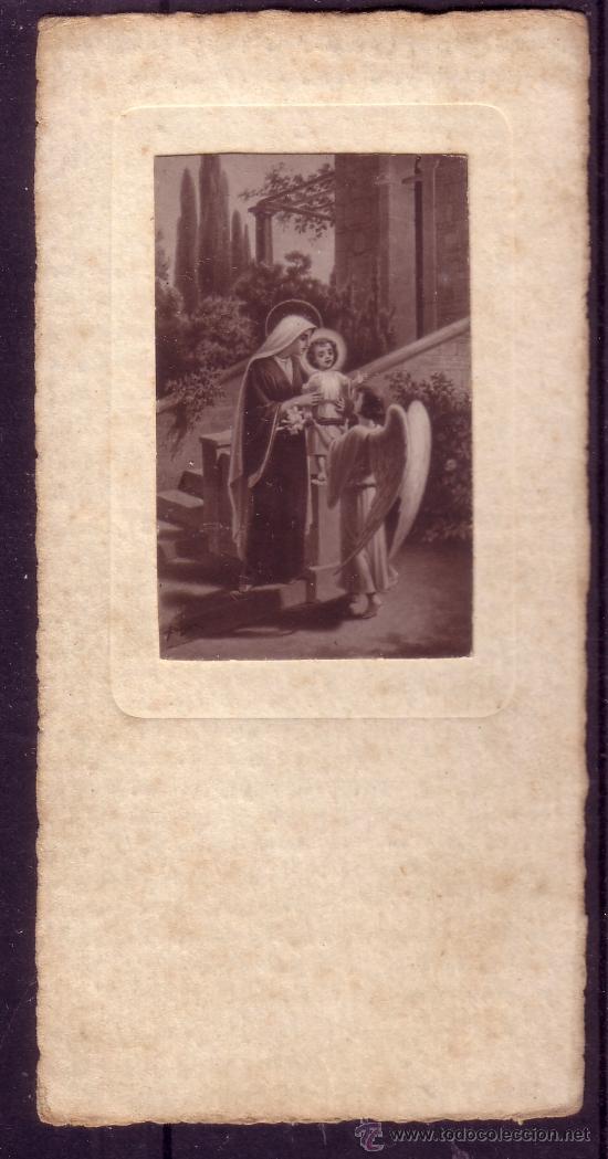 Collectionnisme: ESTAMPA DE PRIMERA COMUNION DEL A&Ntilde;O 1916