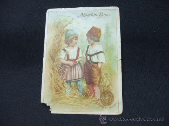 Collectionnisme: TARJETA ANTIGUA - ALMIDON REAL REMY - MARCA DE FABRICA -
