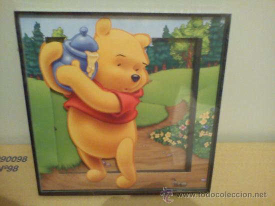 Coleccionismo: cuadro winnie the pooh 16x16 cnt.(mas4 &euro;gasto envio ) nuevo precintado