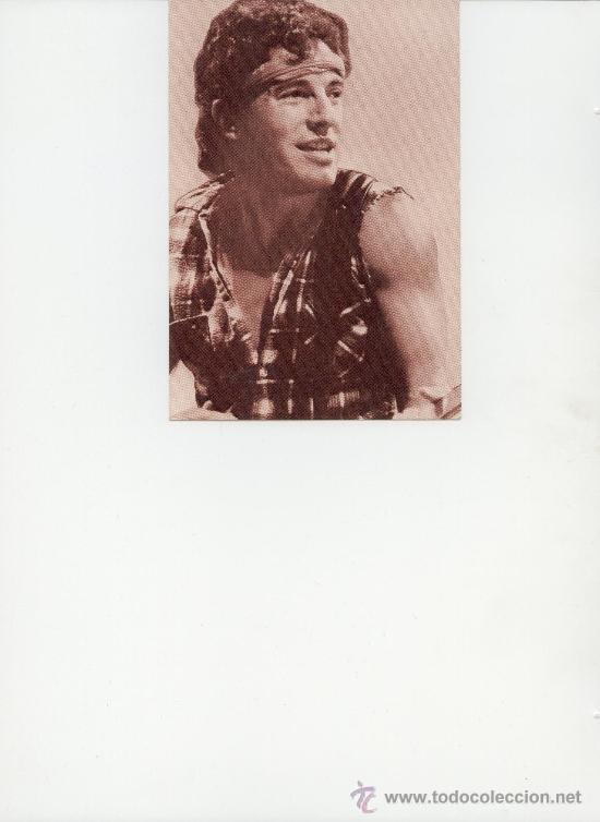 Coleccionismo: POSTAL BRUCE SPRINGSTEEN