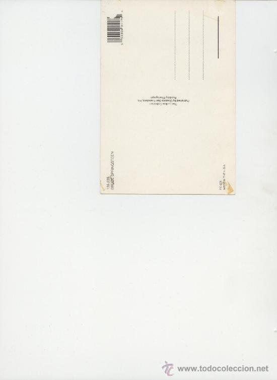 Coleccionismo: POSTAL BRUCE SPRINGSTEEN - Foto 2