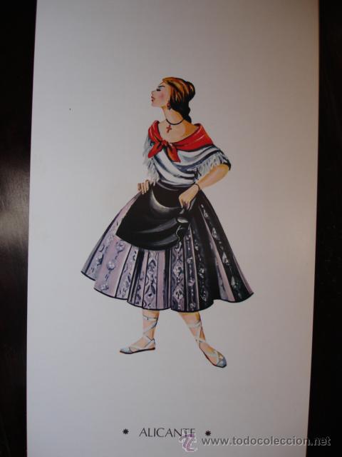 Coleccionismo: TRAJES REGIONALES COLECION CASEN.1969.30X15.5.ALICANTE