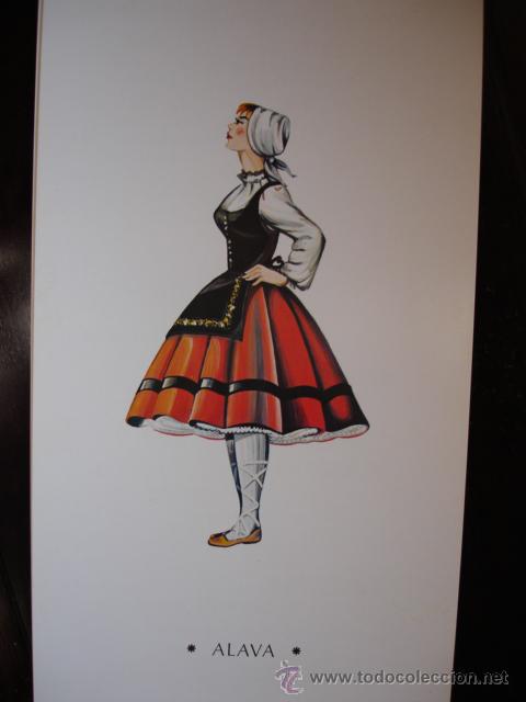 Coleccionismo: TRAJES REGIONALES COLECION CASEN.1969.30X15.5.ALAVA