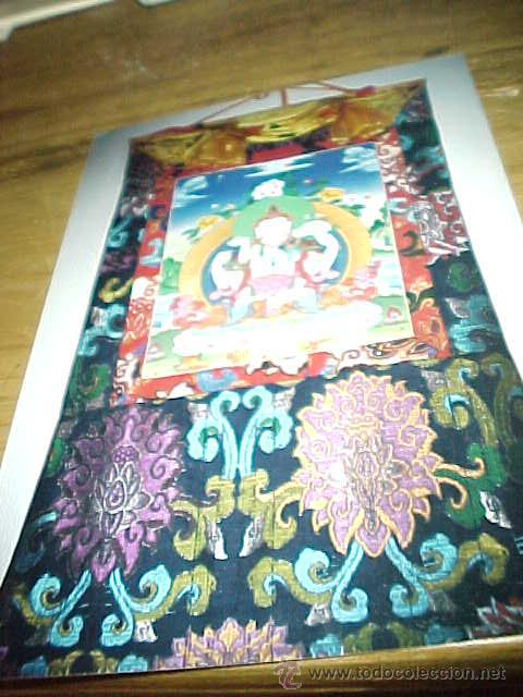 Coleccionismo: FOTOGRAFIA DE TANKA BUDISTA. AVALOKITESHVARA CON CONSORTE. BUDA DE LA COMPASION