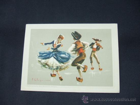 Coleccionismo: TARJETA - DANZAS CATALANAS - BALL DELS ESCLOPS - PROVENZAL -
