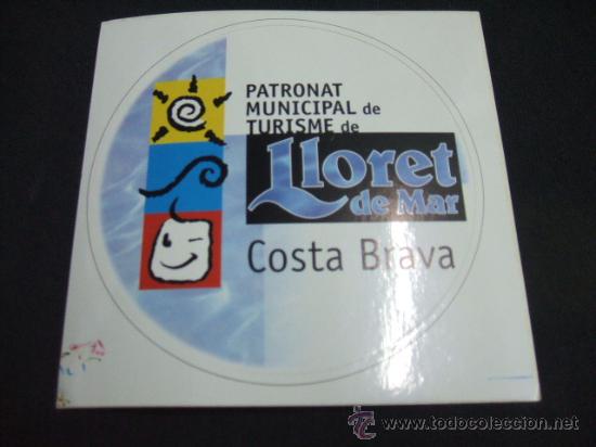 Coleccionismo: ADHESIVO - PATRONAT MUNICIPAL DE  TURISME DE LLORET DE MAR - COSTA BRAVA -