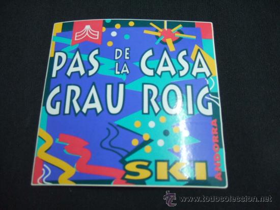 Coleccionismo: ADHESIVO - PAS DE LA CASA GRAU ROIG -