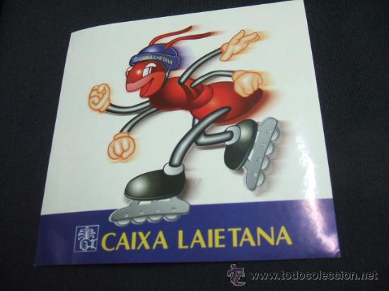 Coleccionismo: ADHESIVO - CAIXA LAIETANA -