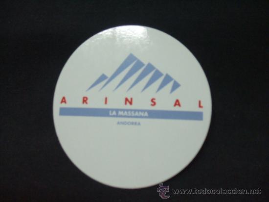 Coleccionismo: ADHESIVO - ARINSAL - LA MASSANA - ANDORRA -