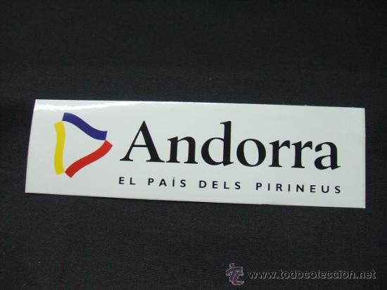 Coleccionismo: ADHESIVO - ANDORRA - EL PAIS DELS PIRINEUS -