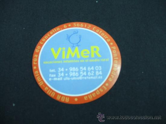 Collecting paper: ADHESIVO - VIMER - VACACIONES INFANTILES EN EL MEDIO RURAL - CATOIRA - PONTEVEDRA -